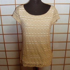 Banana Republic Lace Blouse, Neutral